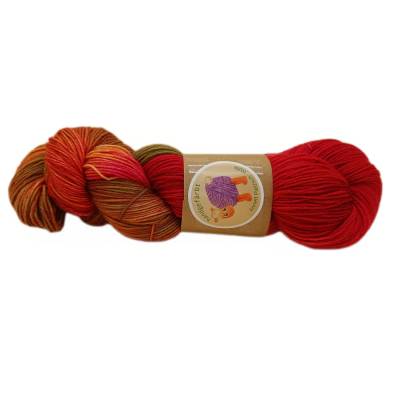 Herbsttöne - handgefärbte Sockenwolle (66.2/2)