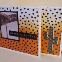 Geburtstagskarte / Leopard / Kaktus / Tiermotiv Geburtstagskarte / Leopard Design Geburtstagskarte Bild 3