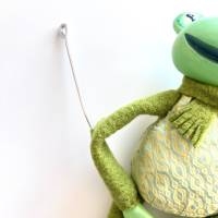 Froschhandpuppe für märchenhaftes Puppenspiel, Frosch, Frosch Figur, Handpuppe, Puppentheater, Marionette, Stockpuppe Bild 6