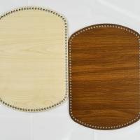 Korbböden aus Holz, Holzzuschnitte, Holzboden zum Umhäkeln in verschiedenen Farben und Größen Bild 3