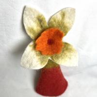 hübsche bunte Blume aus Filz/ Eierwärmer, in verschiedenen Farben bestellbar Bild 5