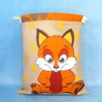 Süßer Krimskramsbeutel für Kinder (M) mit einem schlauen Fuchs | Spielzeugbeutel | Geschenkbeutel für Ostern Bild 3