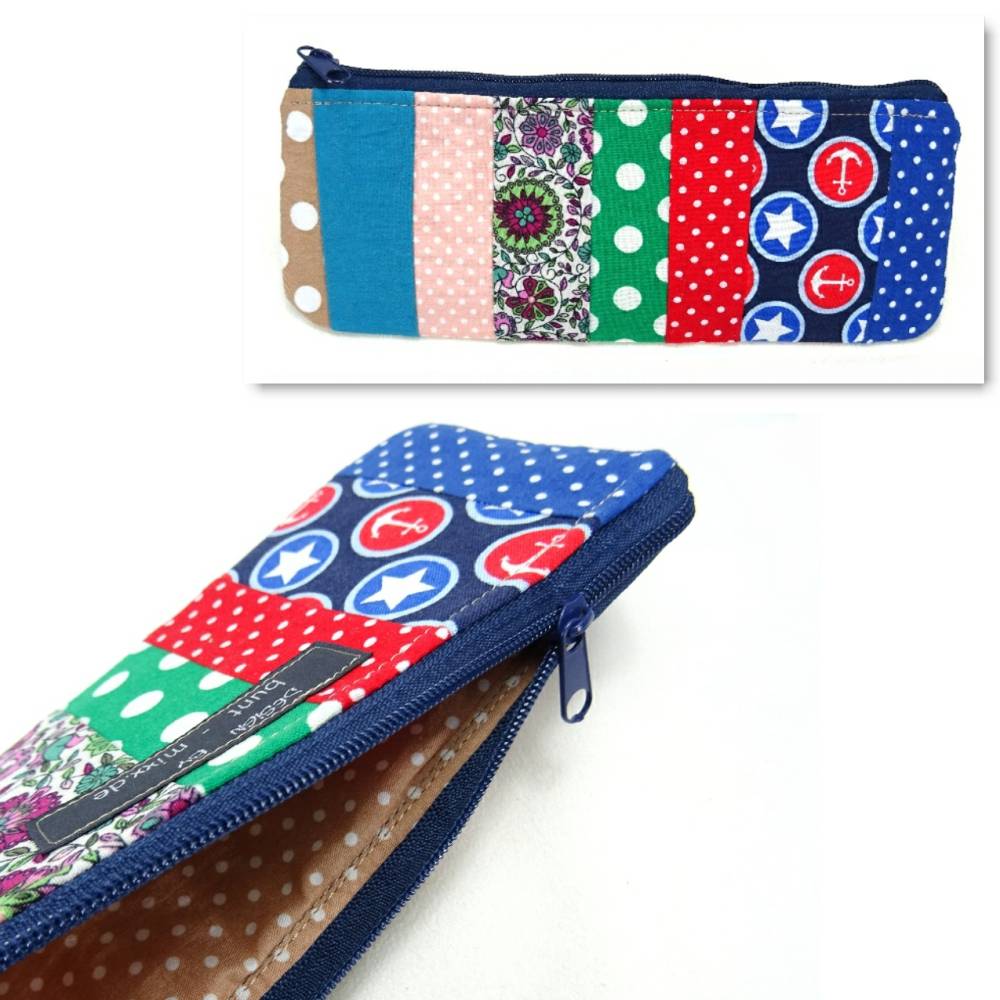 Lawenp Heartbeat Federmäppchen | Motiv Stifteetui | Kosmetiktasche | Reißverschluss | Für Schule & Reisen