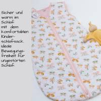 Babyschlafsack, Schlafsack, Ganzjahres Schlafsack, Baumwollschlafsack, gesteppt , Schmetterlinge Gr. 68-74 und 74 - 80 Bild 7