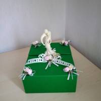 Dekoration Geschenkbox zur  Hochzeit - Vermählung oder zum Hochzeitstag Bild 1