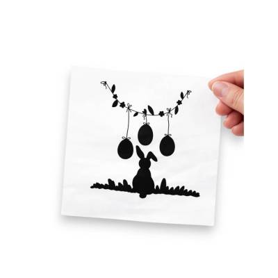 Bügelbild Ostern - süßes Bügelbild Osterhase // DIY Osterdeko & kreative Oster Geschenke