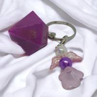 Schlüsselanhänger mit Schutzengel - Diamant - NicSa-Art SA000067 - Einzelstück Bild 3