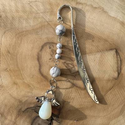 Handgefertigtes Lesezeichen mit Edelsteinen, UNIKAT