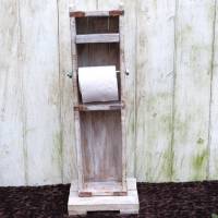 Toilettenrollenhalter Toilettenrollenständer weiß Ständer Bild 1
