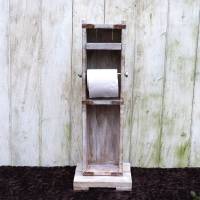 Toilettenrollenhalter Toilettenrollenständer weiß Ständer Bild 3