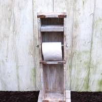 Toilettenrollenhalter Toilettenrollenständer weiß Ständer Bild 4