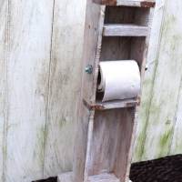 Toilettenrollenhalter Toilettenrollenständer weiß Ständer Bild 5