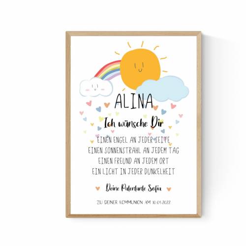 Kommunionsbrief Geschenk zur Kommunion Jugendweihe Firmung