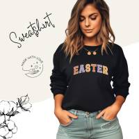 Damen Sweatshirt Damen Pulllover mit Print ,,Easter'' Bild 1