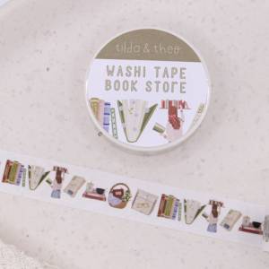 Washi Tape Bücher Lesen Klebeband Scrapbook Washi - Reading Elements Washi Tape - Masking Tape Bullet Journal Booklover Bild 3