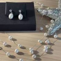 Extravagante Perlenkette,Mehrreihige Halskette mit Perlen,Perlencollier,Brautschmuck,Perlenschmuck,Hochzeitsschmuck, Bild 3