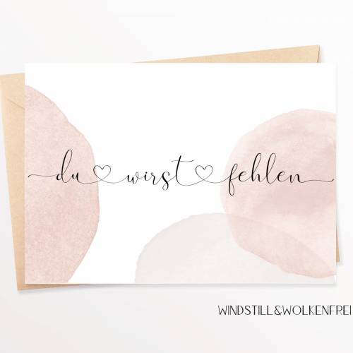 Karte Abschied Kollegin Kollege Verabschiedung Ruhestand Rente