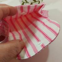 Kleines Täschchen Krimskram-Tasche rosa weiß gepunktet Bild 3