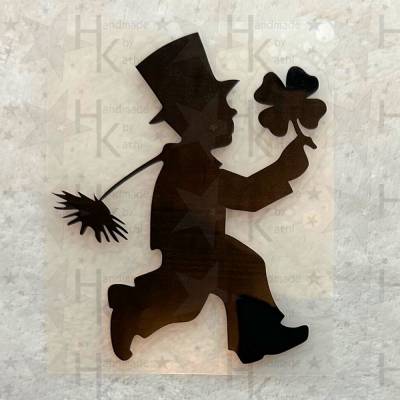 Bügelbild - Schornsteinfeger | Glücksbringer | Silvester - viele mögliche Farben