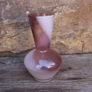 Vase Überfangglas rosa und lila 60er 70er Jahre Vintage West Germany Bild 2