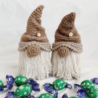 Handgefertigte Ostern Zwerge aus Jute mit Innenfach für Geschenke
