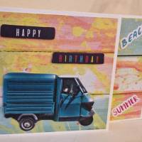 Geburtstagskarte / Sommer / Beach / Geburtstagsgeschenk / Urlaub Geburtstagskarte / Sommerliche Geburtstagskarte Bild 3