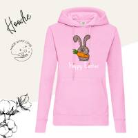 Hoodie Damen- Sweater mit Kängurutasche & einzigartigen Prints ,,Happy Easter'' Bild 7