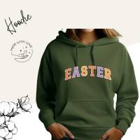 Hoodie Damen- Sweater mit Kängurutasche & einzigartigen Prints ,,Easter'' Bild 1