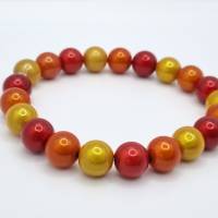 Armband Miracle Beads Rot Gelb Orange  (A72) Bild 1