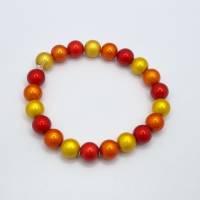Armband Miracle Beads Rot Gelb Orange  (A72) Bild 2