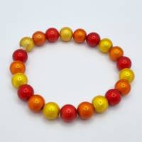 Armband Miracle Beads Rot Gelb Orange  (A72) Bild 3