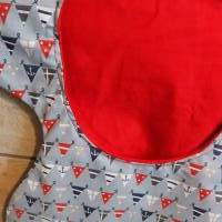 Wäscheklammerkleidchen mit oder ohne passenden Holzbügel. Klammerkleidchen, Klammerbeutel, Aufbewharung, Wimpel,blau/rot Bild 5