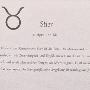 Steinbild mit Sternzeichen aus Kieselsteinen - Widder, Stier oder Zwilling Bild 6