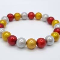 Armband Miracle Beads Rot Gelb Weiß (A72) Bild 2