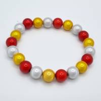 Armband Miracle Beads Rot Gelb Weiß (A72) Bild 3