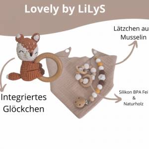 Geschenk zur Geburt · Baby Geschenk Fuchs - Ideal als Taufgeschenk & Geburtsgeschenk mit Personalisierung Bild 6