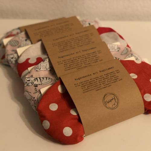 Augenkissen mit Rapssamen