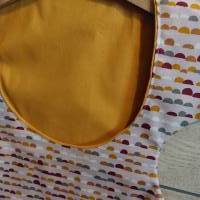 Wäscheklammerkleidchen mit oder ohne passenden Holzbügel. Klammerkleidchen, Klammerbeutel, Aufbewahrung, Gelb/Altrosa Bild 3