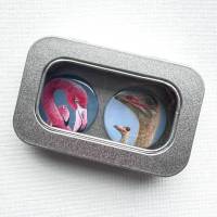 2 Magnete in der Box, Kühlschrankmagnet, Küche, Rezepthalter, witzige Magnete, Button Magnete, runde Magnete, Geschenk Büro,kleines Geschenk Bild 4