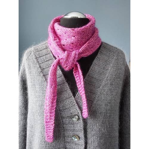 Strickanleitung "Antonia" - schmaler Schal stricken
