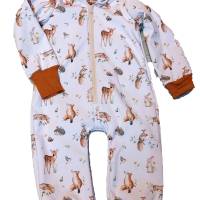 Softschelloverall Anzug Overall Kinder Matschanzug Babys gefüttert viele Stoffe Handmad Bild 5
