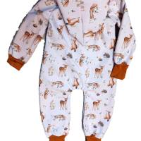 Softschelloverall Anzug Overall Kinder Matschanzug Babys gefüttert viele Stoffe Handmad Bild 6