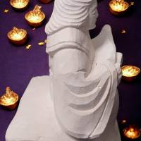 Latexform Buddha in Schnitzoptik Mold Gießform - NL000079 Bild 4