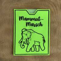 Mammut-Marsch - bestickte Hülle aus wasserabweisendem Outdoorstoff bestickt mit einem Mammut - Trophäenbuch Bild 9