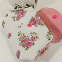 Kleines Täschchen Blütentraum weiß pink Krimskram-Tasche Bild 2