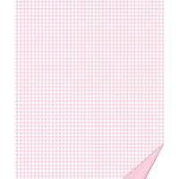Motivkarton Karo rosa-weiß A4 Bild 2