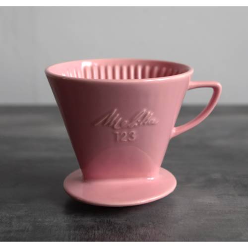 rosa Kaffeefilter Melitta 123 mit 2 Löchern