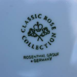 Untertasse Rosenthal Classic Rose Streublümchen Rosen Porzellan Ersatzteil 70er 80er Jahre West Germany Bild 5
