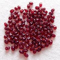 10 Gramm Mini Duo Perlen, vega ruby, Miniduo beads, Matubo Bild 1