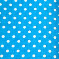 Baumwollstoff "weiße Punkte" blau Webware dots nähen Geschenke Meterware Bild 1